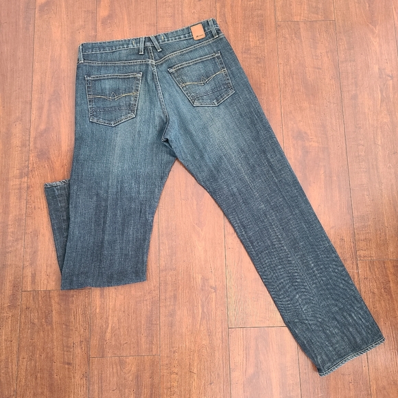 Mens Agave 35×32 denim blue jeans - Picture 3 of 10